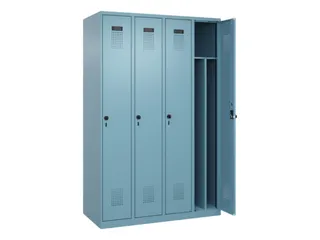 locker voor scheiding van kleding,HxBxD 1850x1200x500mm,4vak - 1