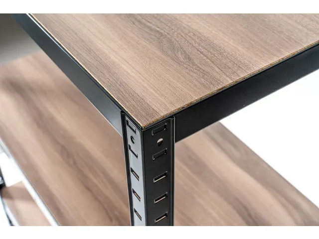 Etagère AVASCO Maxi 176x90x45cm 5 tablettes noir