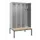 locker met bank,voor scheiding van kleding,HxBxD 2120x1200x815mm,4vak