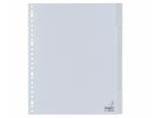 Tabblad Kangaro A4 venster PP 120 micron 23-gaats grijs 5-delig EB - 1