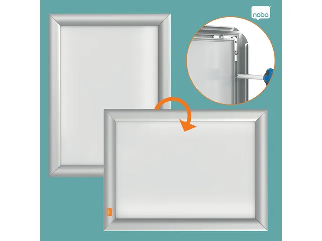 Cadre clipsable Nobo Essence A4 angle biseauté