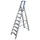 Ladder Aluminium Bordes H 1 90M 8Treden Incl. Bordes