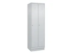 locker,HxBxD 1950x600x500mm,2vak,vak B 300mm,cil.-slot,sokkel