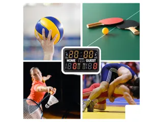 Scorebord/Sporttimer 62x40,5x27,5cm - 9