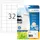 HERMA 10702 Etiketten gerecycled papier A4 48,3x33,8mm Wit 640 stuks