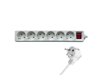 Stekkerdoos BRASQ 6 voudig 1.4 meter wit - 5