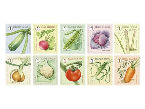 Postzegel Belgie Waarde 1 zelfklevend non-prior 5x10 stuks