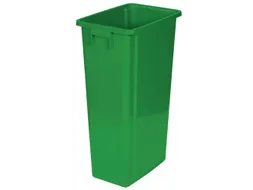 afvalverzamelaar,80l,HxBxD 762x320x460mm,romp PP groen,gesloten
