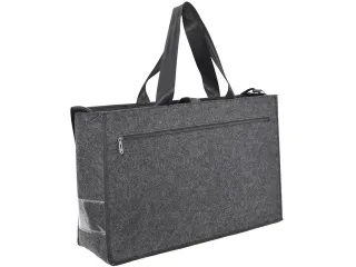 Bureautas Juscha voor hybride werken donker grijs 50x28x15cm - 3
