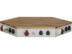 Energiebevestiging voor groepswerkbank