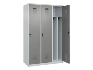 locker voor scheiding van kleding,HxBxD 1850x1200x500mm,3vak - 1