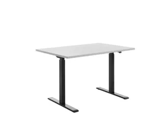 Elektrisch ihv bureau,HxBxD 700-1200x1200x800mm,blad grijs - 2