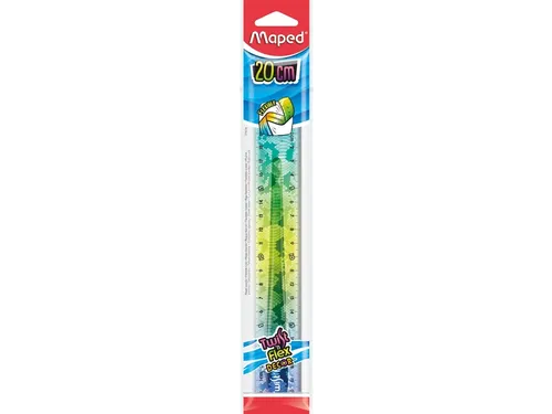Liniaal Maped Twist 'n Flex Decor Animals 20cm display à 20 stuks ass