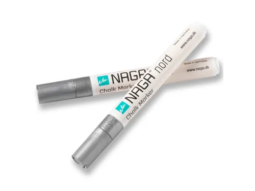Krijtmarker 4,5mm Naga set a 2 st. zilver