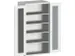armoire modulaire,HxlxP 2000x1050x650mm,4xtablette en acier