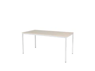 Domino Basic Tafel Vaste Hoogte 1600x800mm Robson Eiken Wit 4-Poots - 1