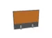 panneau de rehausse,p. table de bureau,MS-gris foncé,BN3005-jaune
