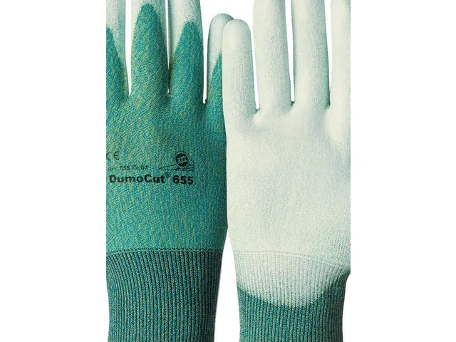 KCL Dumocut 655 snijbestendige handschoenen, wit, maat 8, 100 stuks