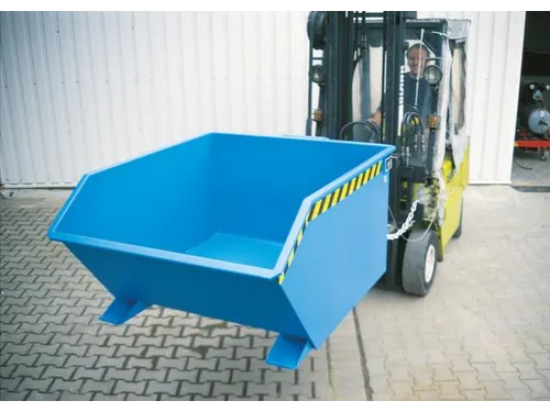 Kiepbak 680x1280x1440mm 0.75m³ 156kg 1000kg Ral5012