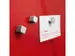 Aimant pour tableau en verre blanc Sigel 10x10x10mm nickle Strong 4+2