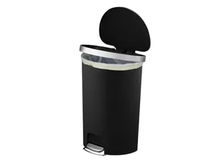 Hana pedaalemmer halfrond 55 Liter Zwart - 3
