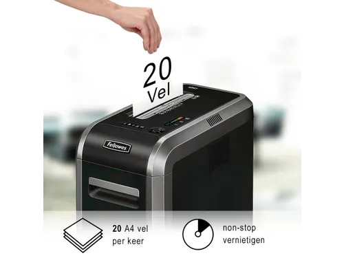 Papiervernietiger Fellowes 125ci P-4 snippers 3,9x38mm