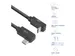 Kabel ACT USB-C hoek links/rechts USB-C hoek boven/beneden 10Gbps 1m