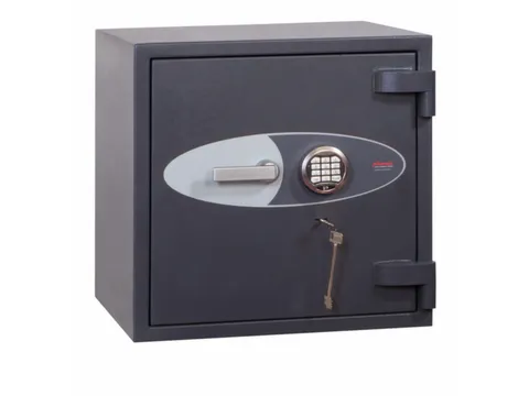 kluis,HxBxD 580x580x545mm,1niveaus,romp RAL7024,front RAL7024