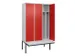 locker voor scheiding van kleding,HxBxD 2120x1200x815mm,3vak