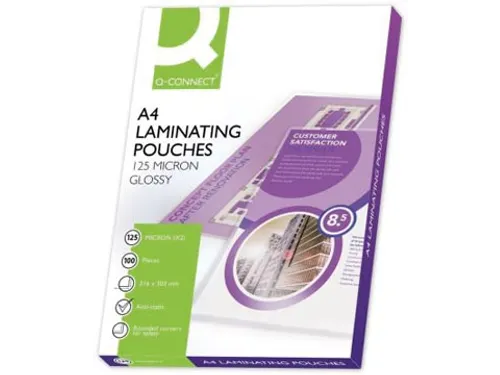 Lamineerhoes A4 Glanzend 216x303mm 2x125 Micron Doos 100 stuks