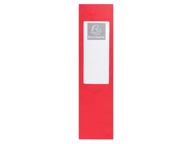 Klasseerdoos glansk. rug 80mm A4 rood