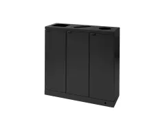 Bica Advanced 869 Afvalscheidingsunit 3x65 liter Zwart