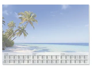 Designonderlegger Sigel Beach 26/27/28 59,5x41cm 30 vel 80 grams - 1