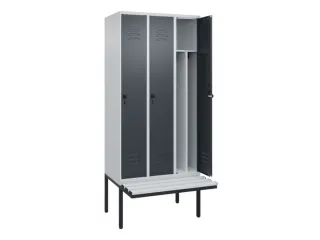 locker voor scheiding van kleding,HxBxD 2120x900x815mm,3vak - 2