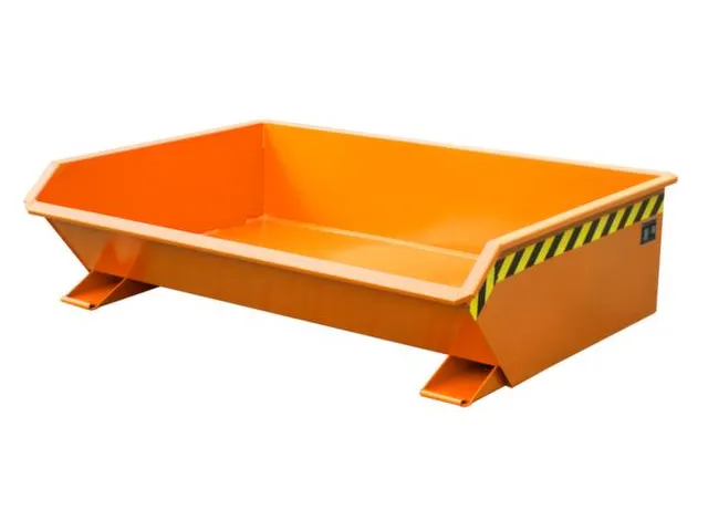 mini-kiepbak,HxLxB 450x1385x1680mm,0,61m³,draagverm. 1000kg,RAL2000