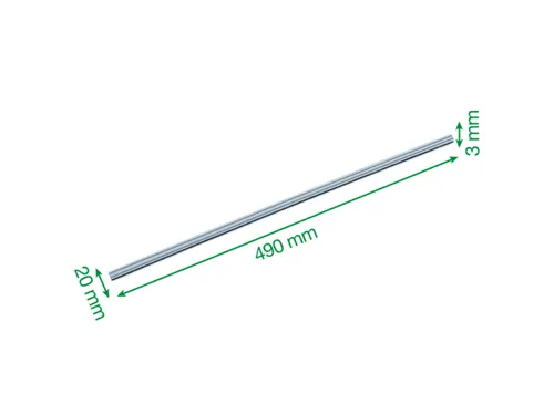 Mesgeleider voor rolsnijmachine Leitz Precision Office A3 2 stuks