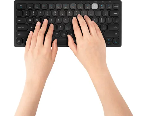 Dual draadloos compact toetsenbord, azerty