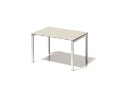 In hoogte verstelbaar bureau,HxBxD 650-850x1200x800mm,blad grijswit