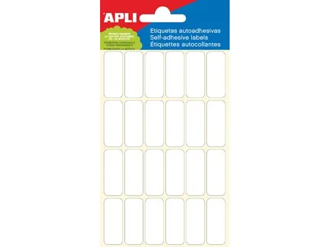 Apli Etiket 12x30mm Wit