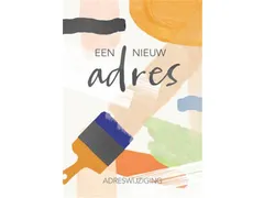 Wenskaart Hallmark nieuwe woning verfstrepen pak à 5 stuks