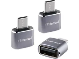 7600113 INTENSO USB 480C Adapter 3 stuks USB-A USB-C USB 2.0