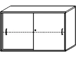 schuifdeurkast HxBxD 770x1200x430mm romp kwarts decor front onyxgrijs