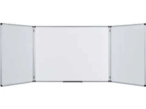 Tableau blanc tryptique Excellence émaillé trio 90x60cm (fermé)