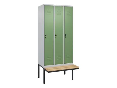 locker voor scheiding van kleding,HxBxD 2120x900x815mm,3vak