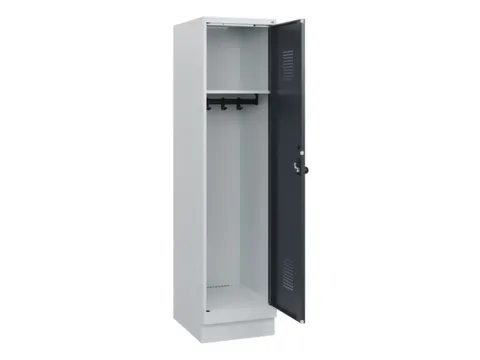 schoollocker,HxBxD 1630x400x500mm,1vak,vak B 400mm,draaigrendel,sokkel