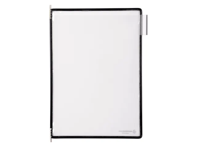 Zichtpaneel Tarifold A4 verticaal 230x343mm Zwart 10 stuks