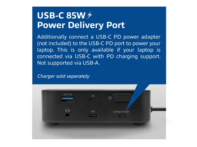 Dockingstation ACT USB-C Dual Monitor met Power Delivery