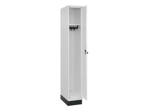 locker,HxBxD 1950x300x500mm,1vak,vak B 300mm,draaigrendel,sokkel