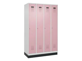 locker,HxBxD 1950x1200x500mm,4vak,vak B 300mm,cil.-slot,sokkel - 3