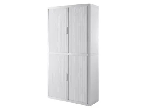 Roldeurkast HxBxD 2040x1100x415mm 4 Oh Romp Wit Front Wit